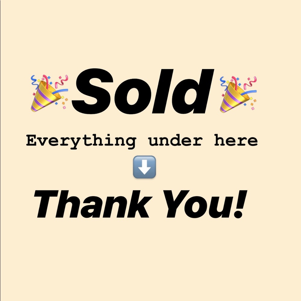 ❗️Sold ❗️